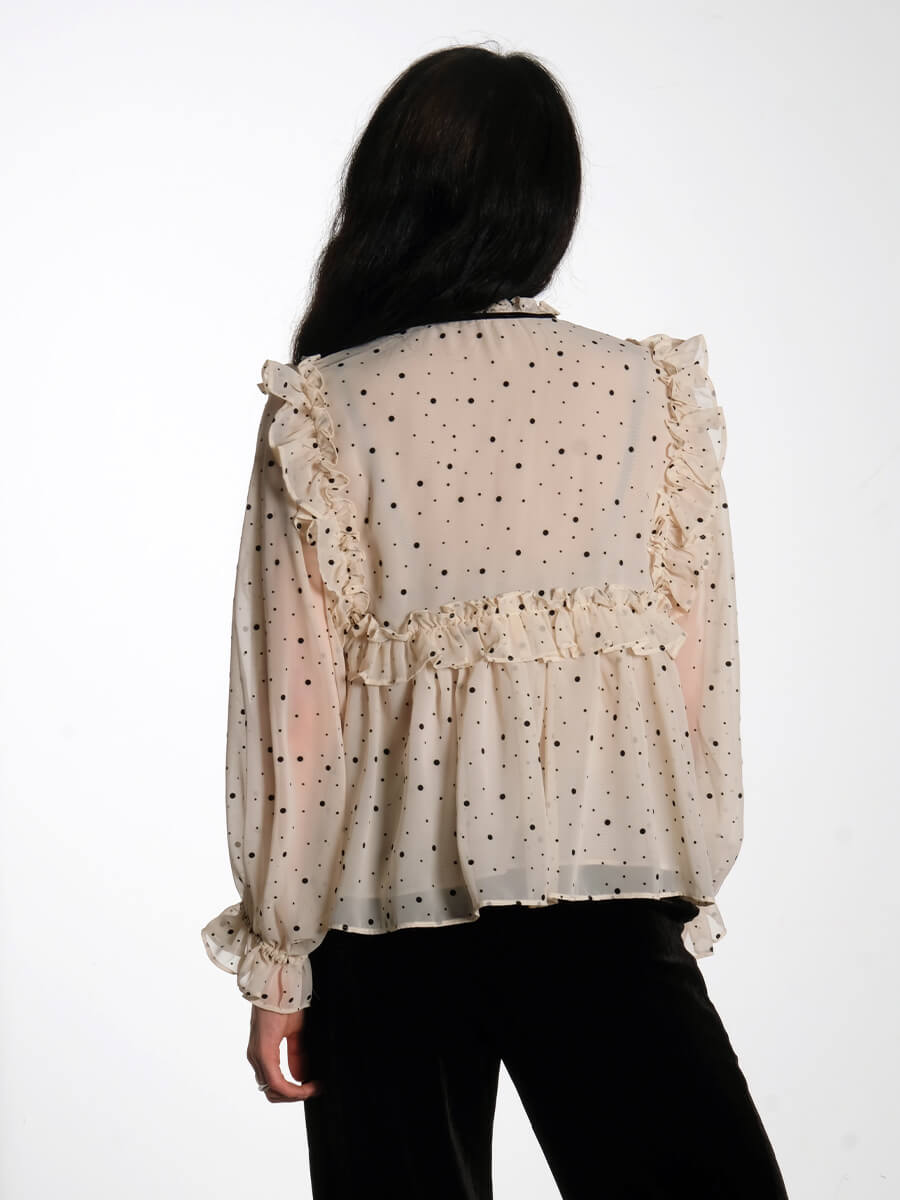 Stella-Nova-Flock-Printed-Flounce-Blouse-Creme_Black