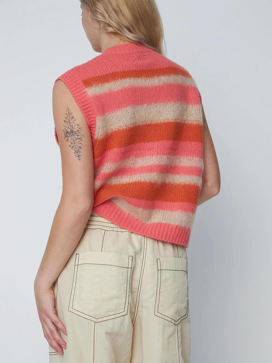 Stella-Nova-Striped-Mohair-Cardigan-Vest