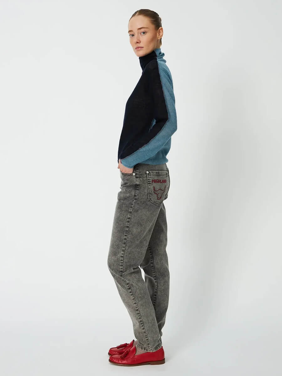 Stella Nova Alpaca-Turtleneck-Evening-Blue