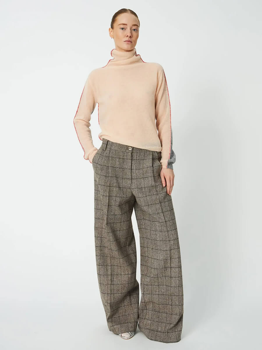 Stella Nova Alpaca Turtleneck - Pale Pink