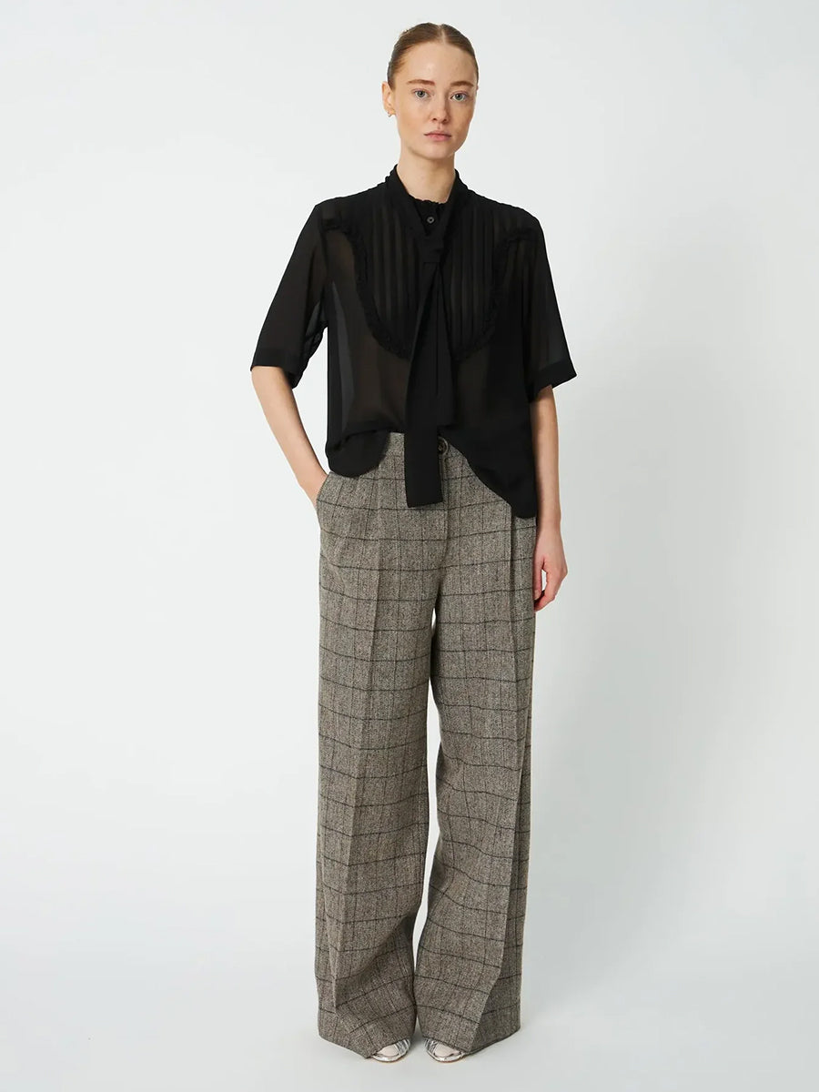 Stella Nova Chiffon Shirt - Black