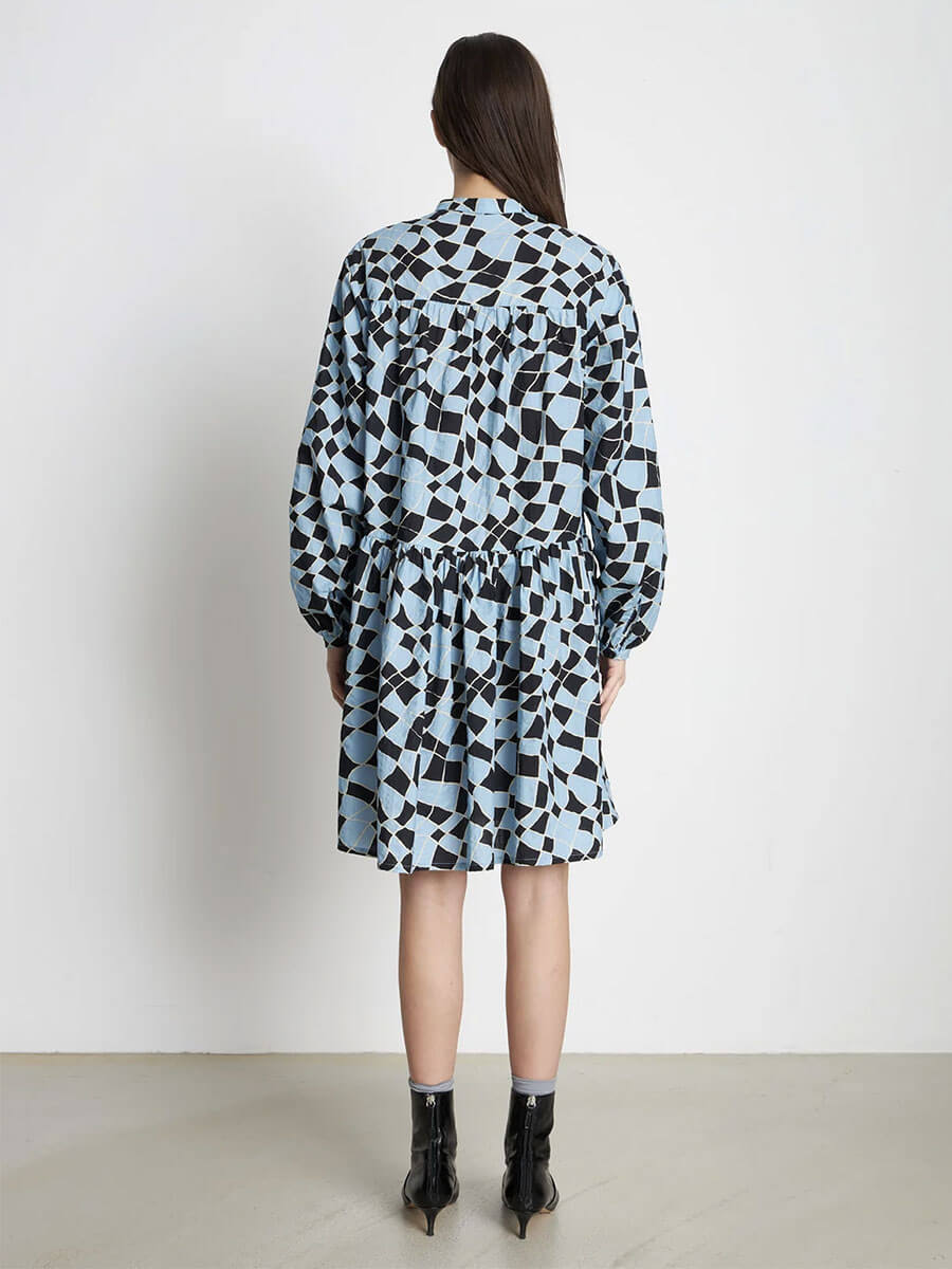 Stella Nova Mini-Cotton-Dress-with-All-Over-Print
