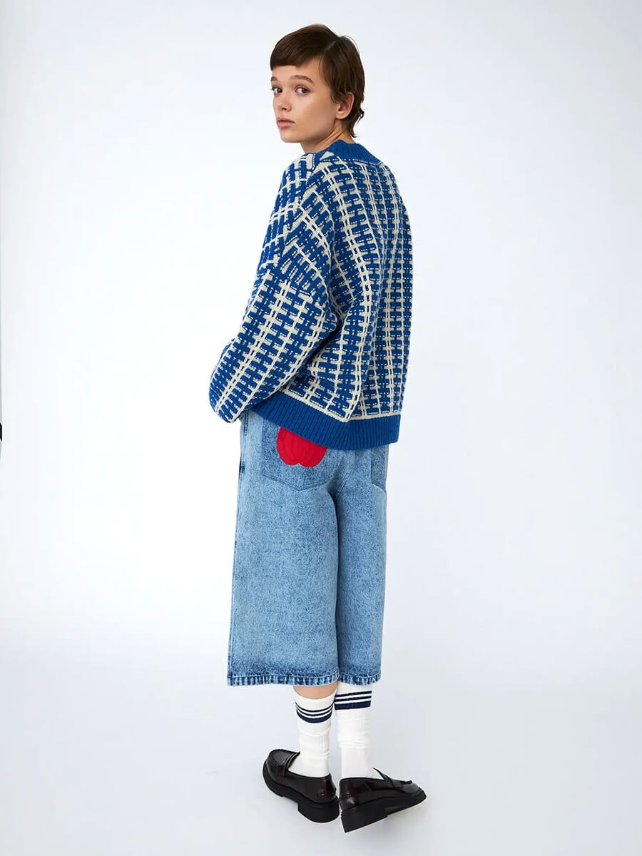 Stella Nova - Wool Mix Sweater - Blue Sea