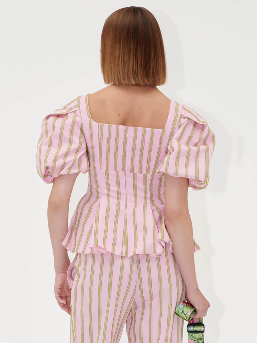 Stine-Goya-BlousonSleeveTop-WallpaperStripes