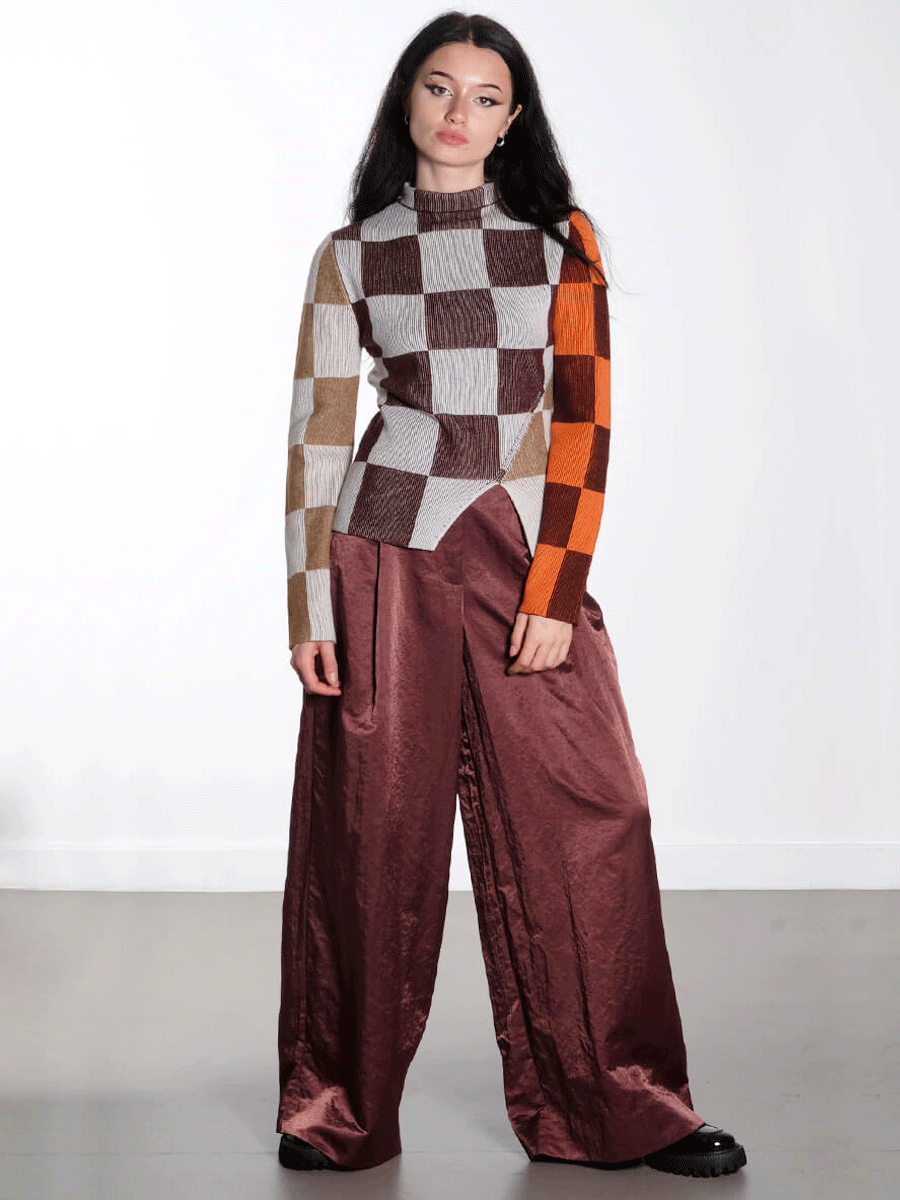 Stine-Goya-Long-Sleeve-Asymmetric-Top-Chocolate-Combo