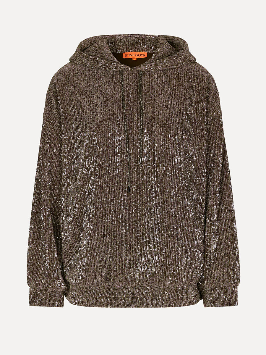 Stine Goya Jesper Sweatshirt - Holographic Sequin