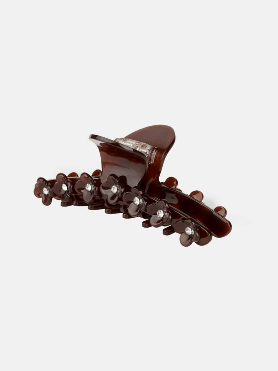 Sui-Ava-Bright-Flower-Clip-Chocolate-Middle