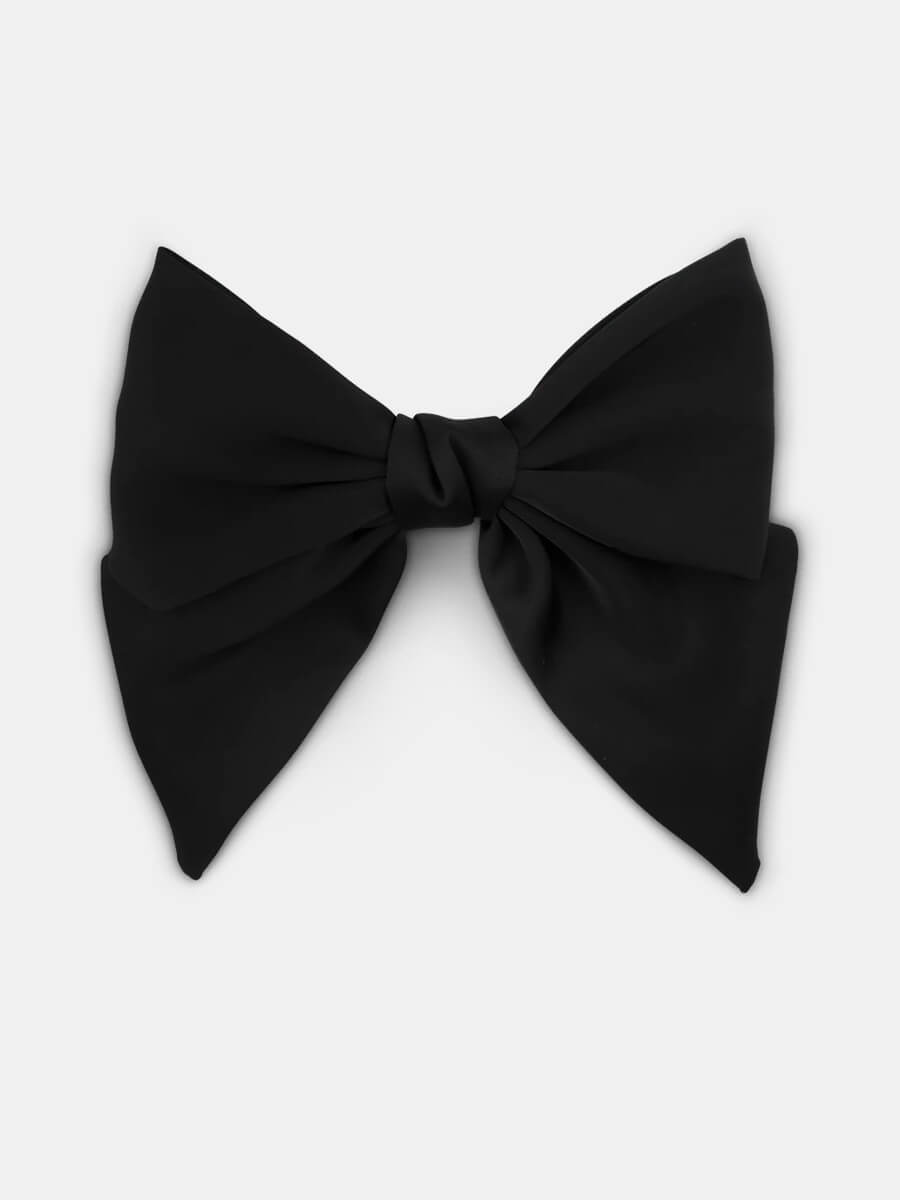 Sui-Ava-Smooth-Bow-Black