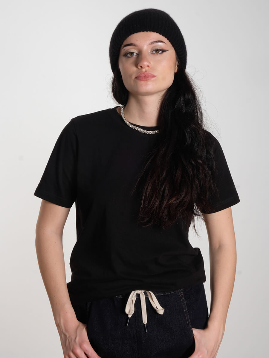 Sui Ava Cashmere Beanie - Black