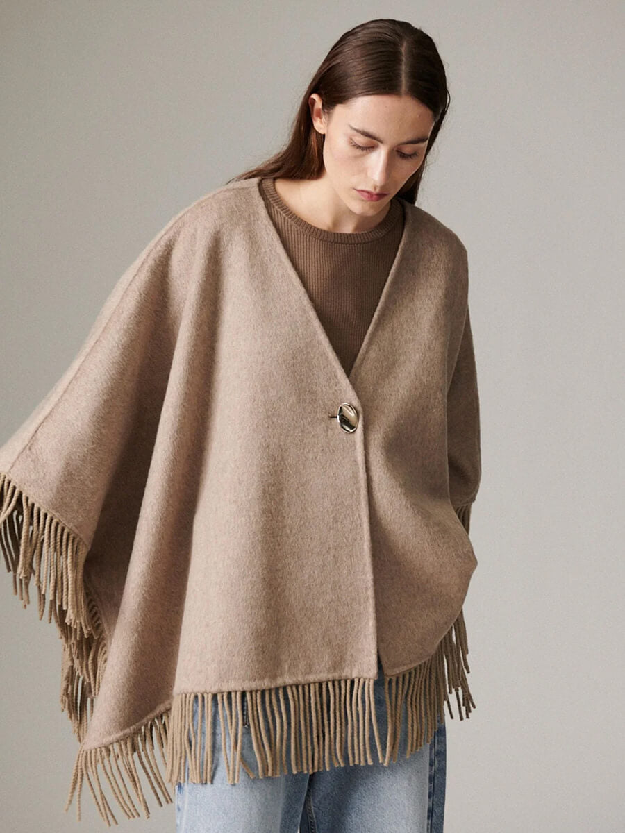 Day Birger et Mikkelsen Sybil Fringes Wrap - Beige Melange