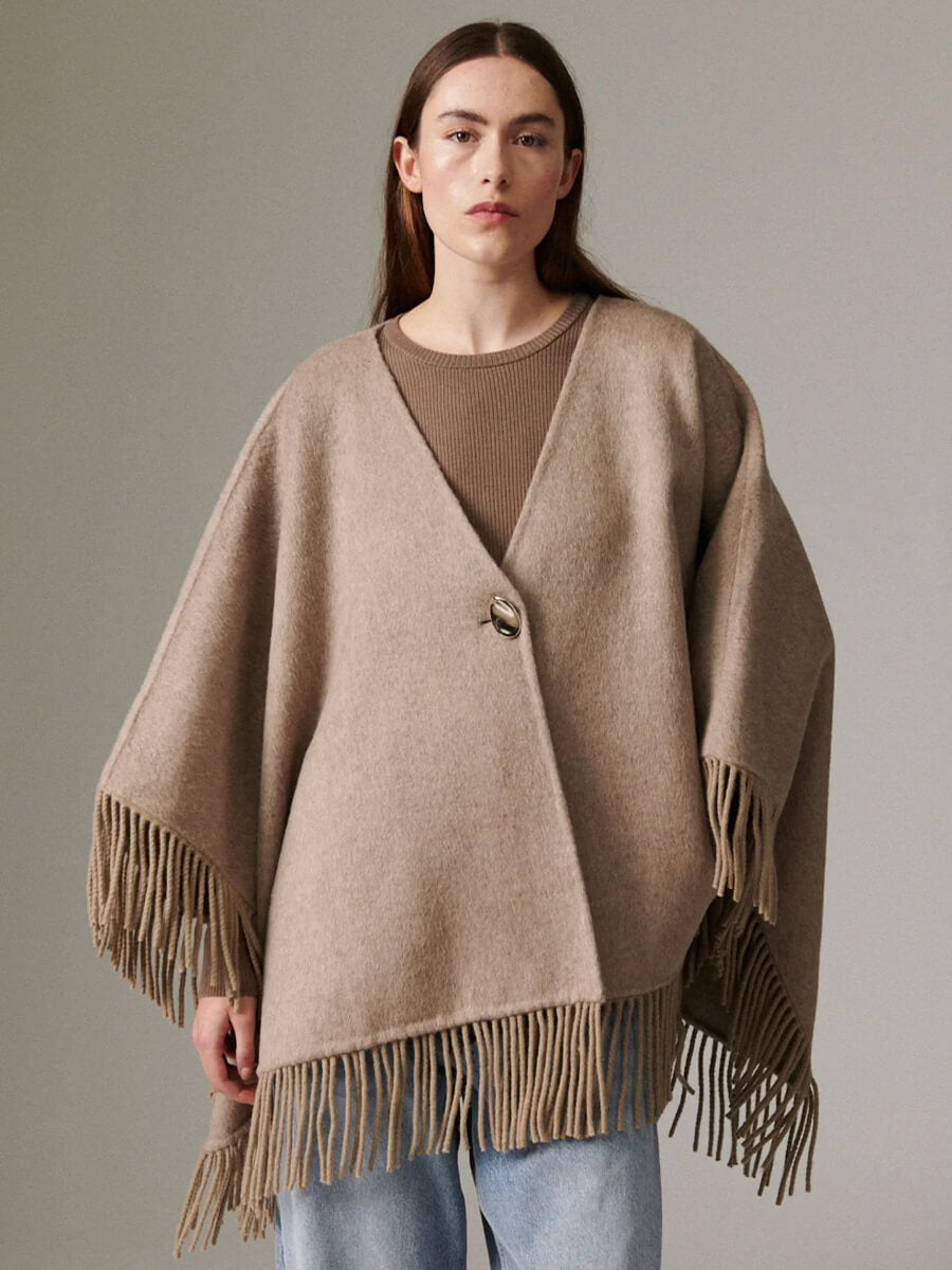 Day Birger et Mikkelsen Sybil Fringes Wrap - Beige Melange