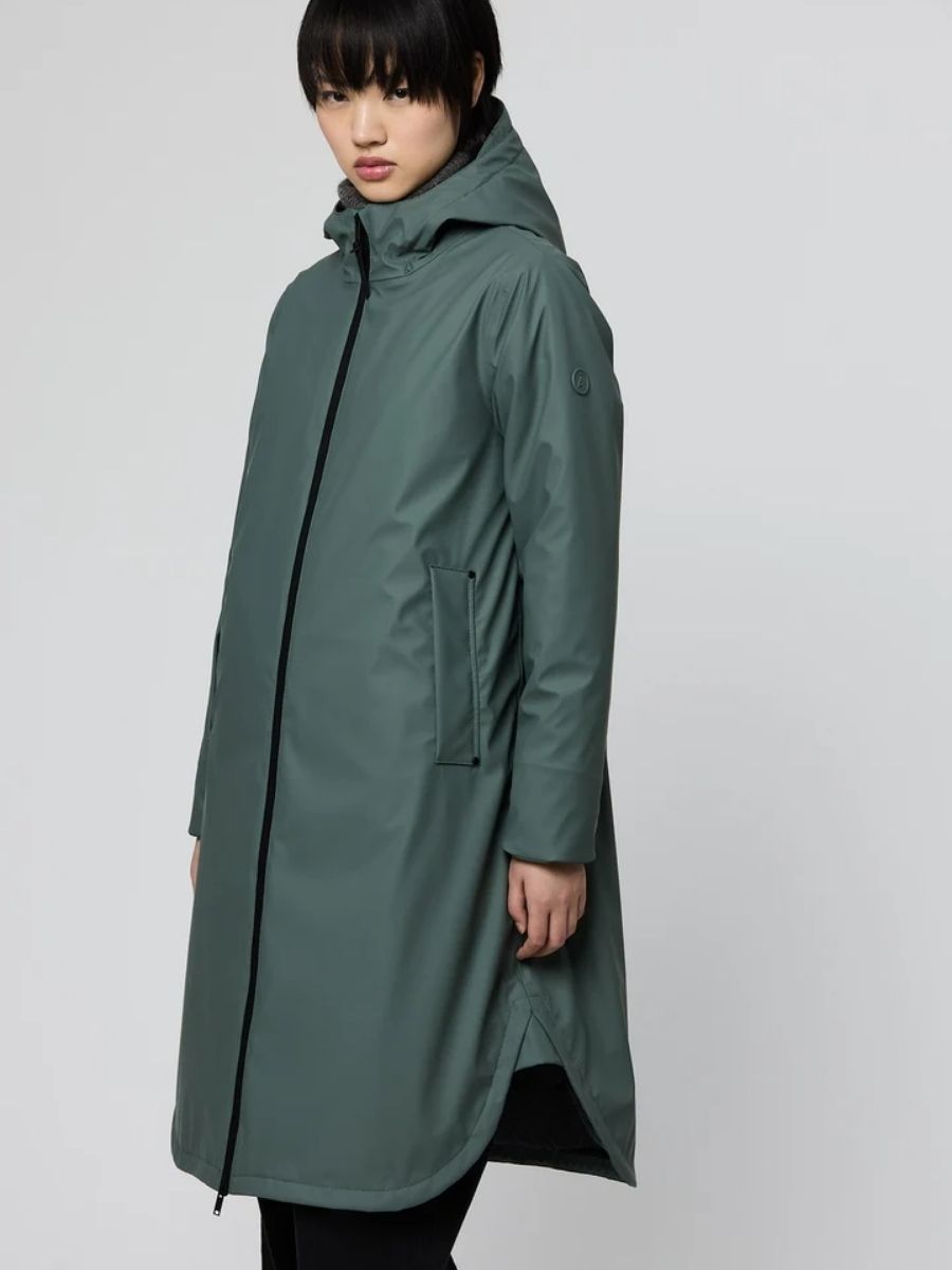 Tantä - Ice Raincoat - Balsam Green