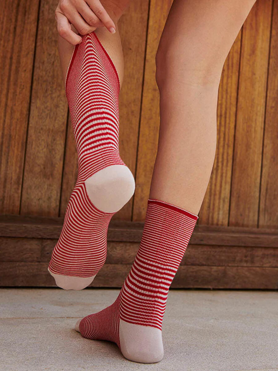 MP Denmark Thilde Socks - Tomato