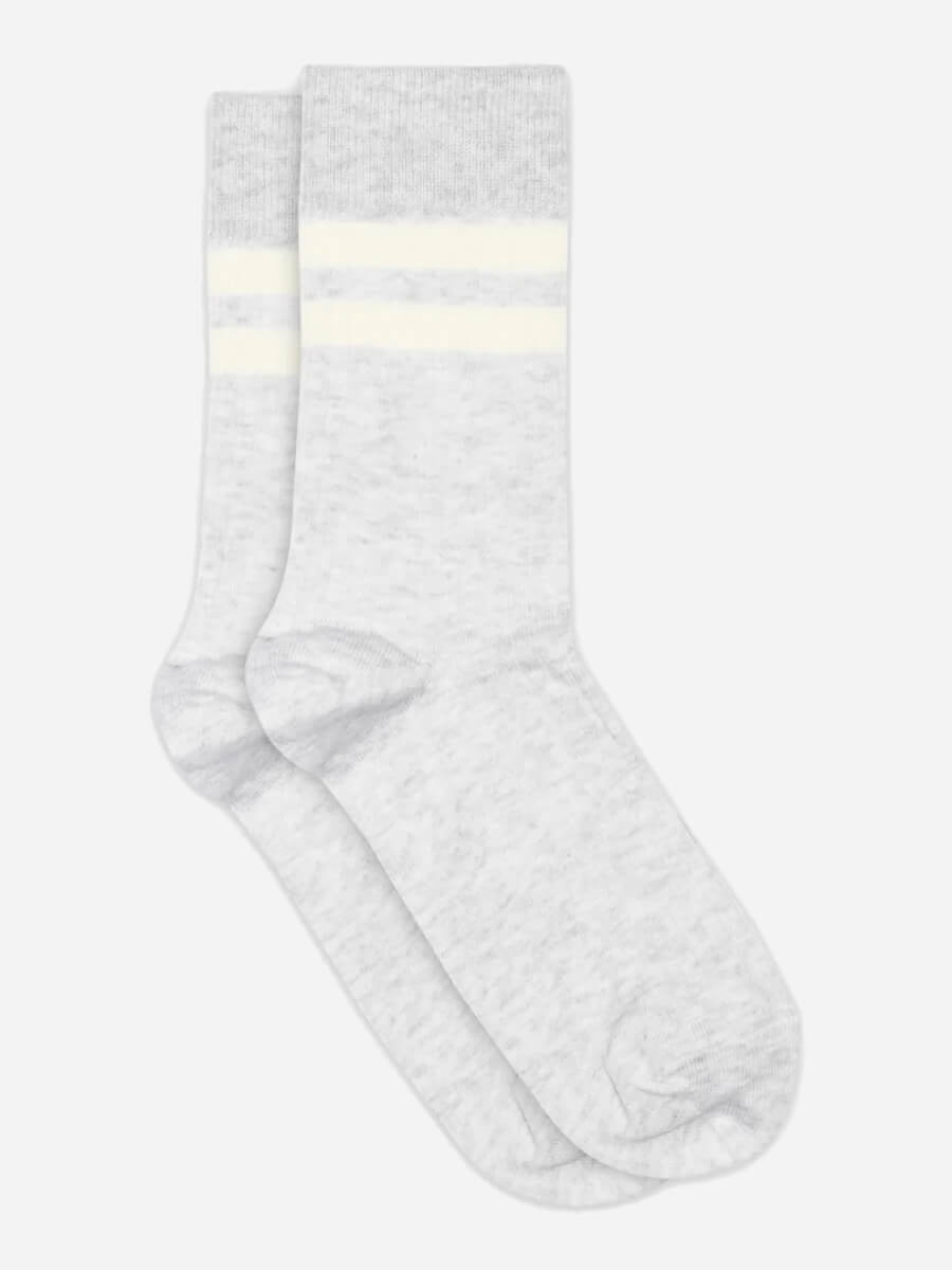 MP Denmark Tina Ankle Socks - Pearl Grey Melange