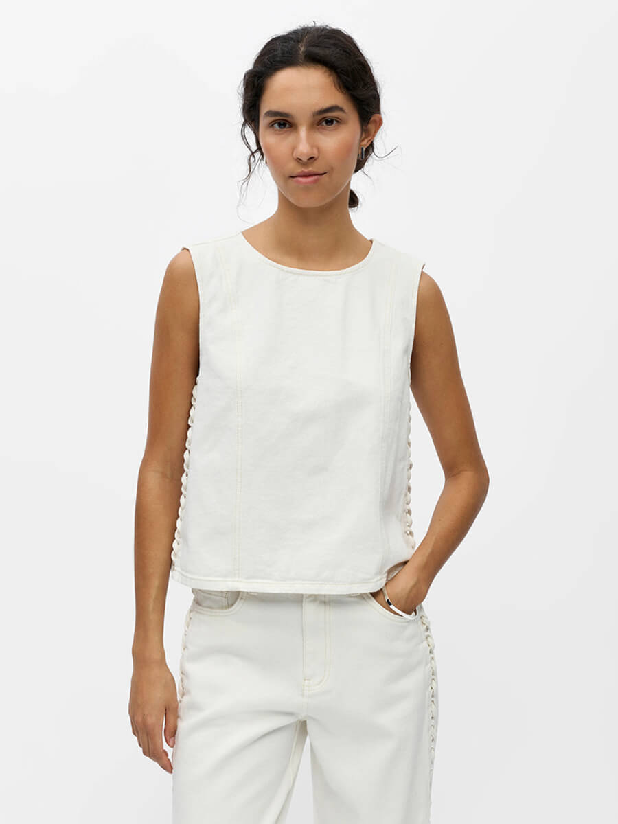 OBJECT
Trice Sleeveless Denim Top