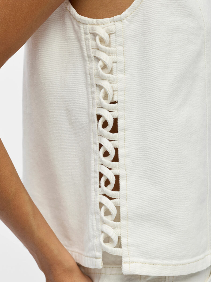 OBJECT
Trice Sleeveless Denim Top