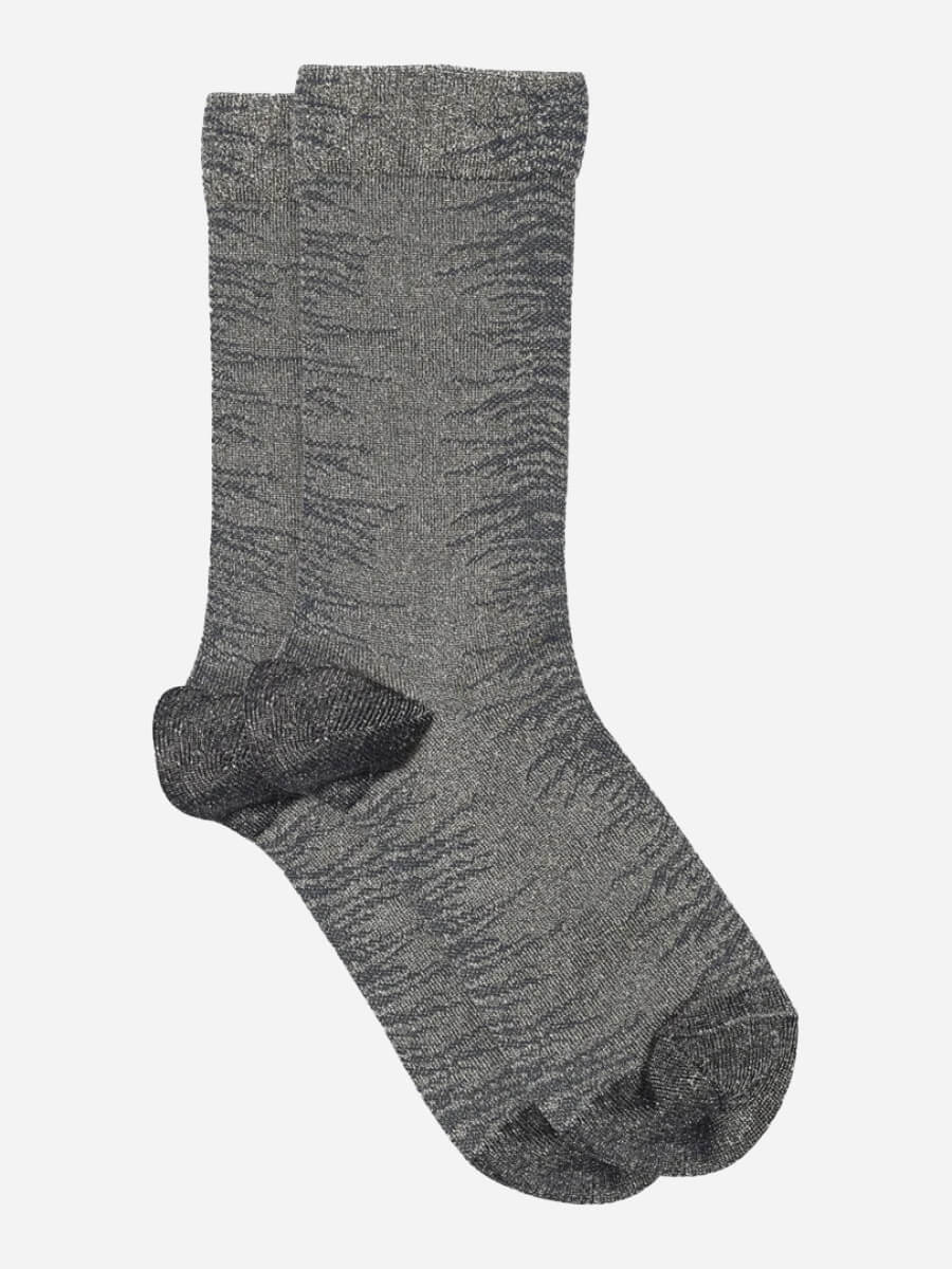 MP Denmark Ulla Glitter Socks - Stone Blue