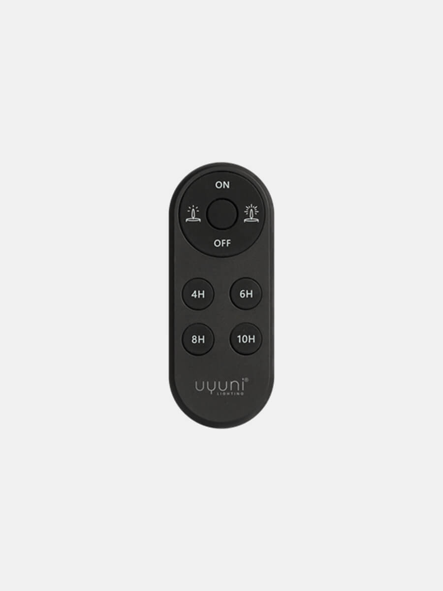 Uyuni-Lighting-LED-Candle-Remote-Control-Oval-Black