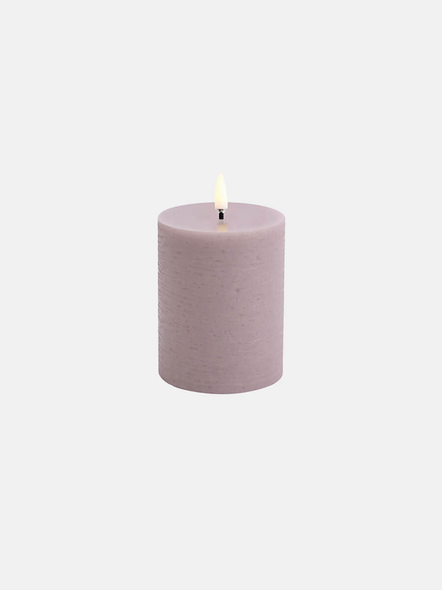 Uyuni Lighting LED Pillar Candle 7.8x10 - Light Lavender