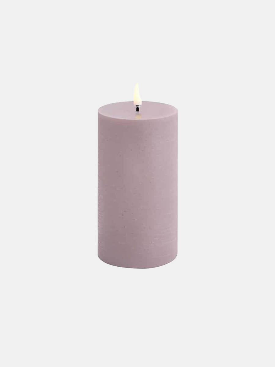 Uyuni Lighting LED Pillar Candle 7.8x15 - Light Lavender