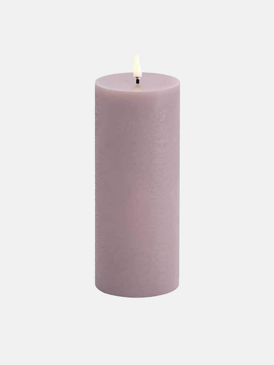 Uyuni Lighting LED Pillar Candle 7.8x20 - Light Lavender