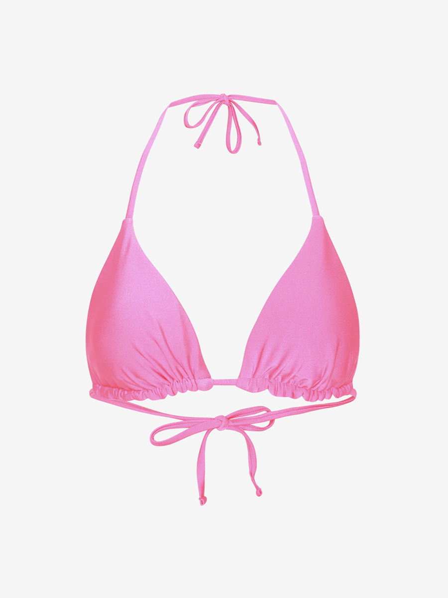 Waverly Bikini Top - Pink/Bordeaux