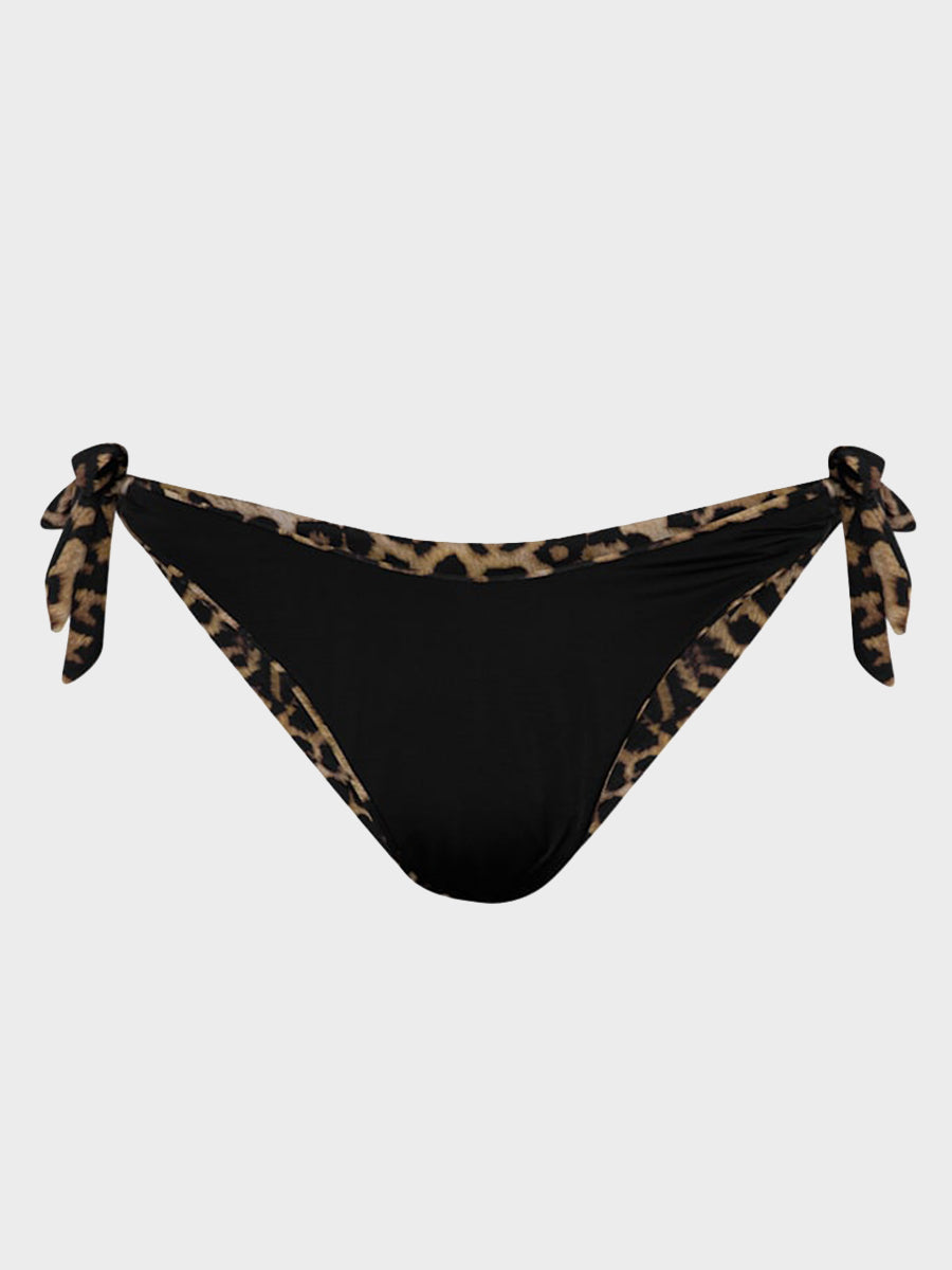 Sui Ava - Waverly Bikini Briefs - Leopard/Black