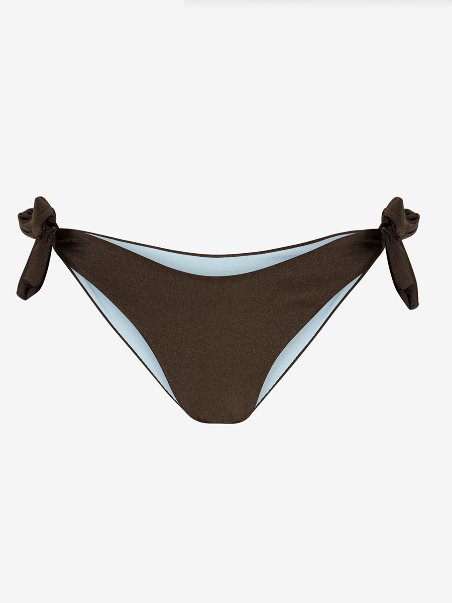 Sui Ava - Waverly Reversible Bikini Briefs - Brown/Blue