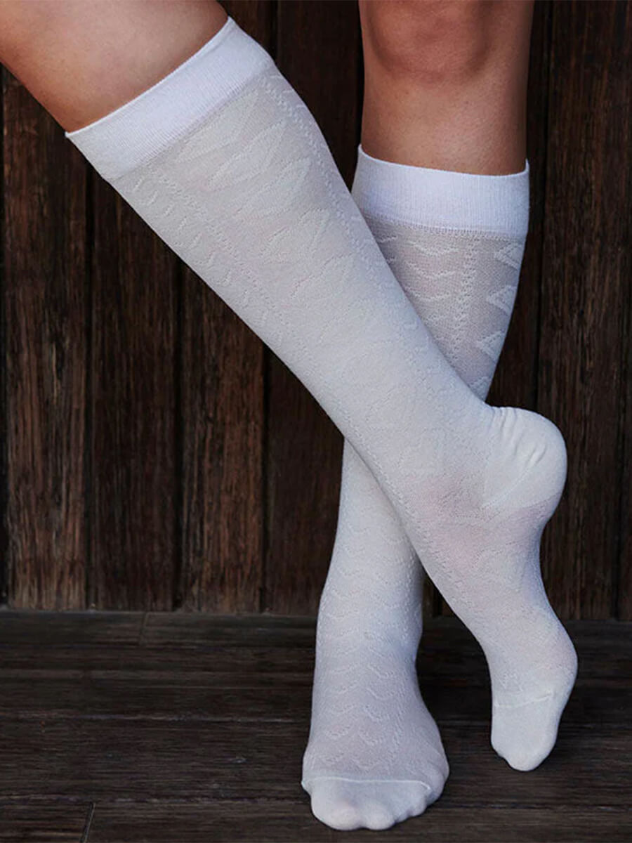MP Denmark Winnie Knee Socks - Cream