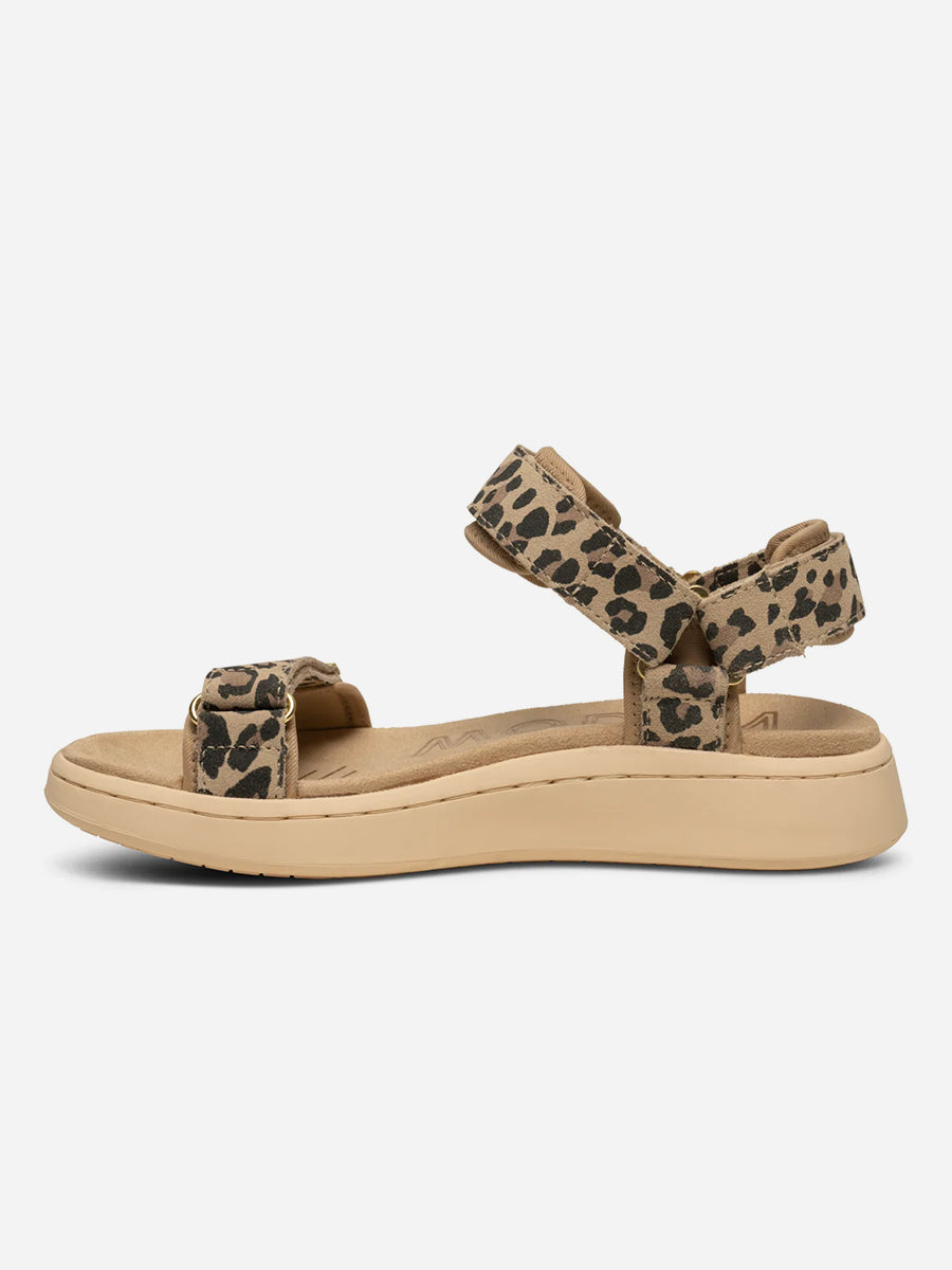 Woden-Line-Suede-Sandals-Leopard