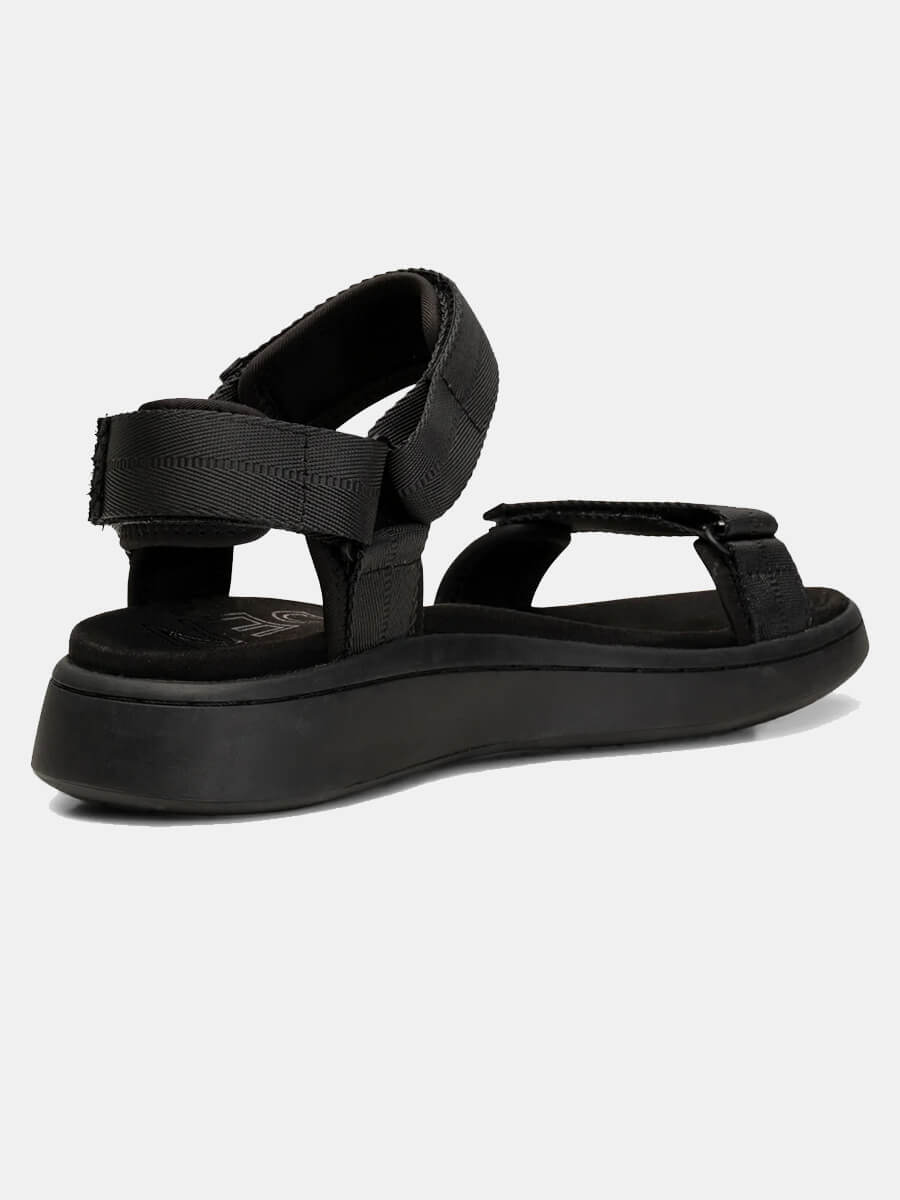 Woden Line Sandals - Black/Black