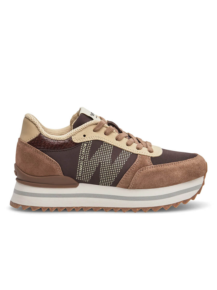 Woden Ronja Plateau - Chocolate Multi