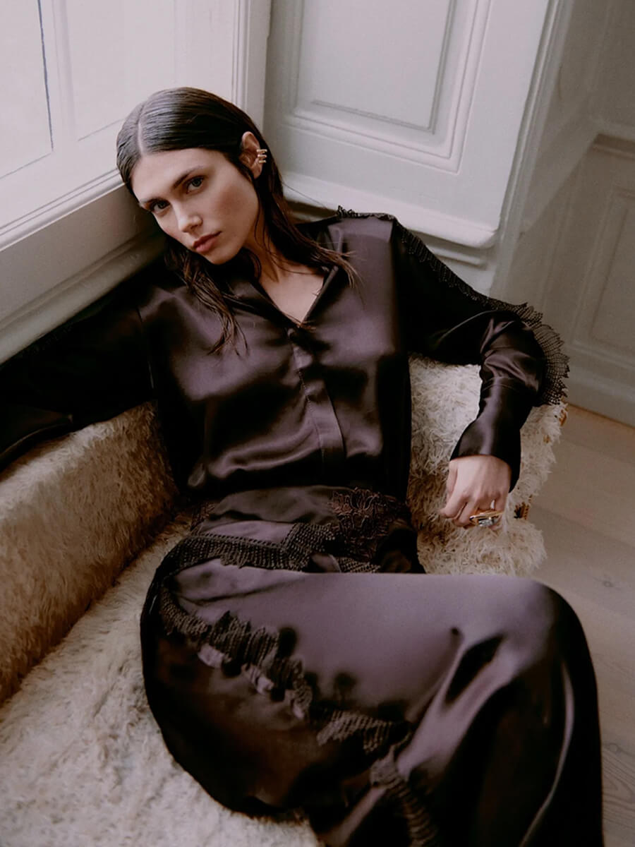 
Day Birger et Mikkelsen Mola Blouse - Ganache