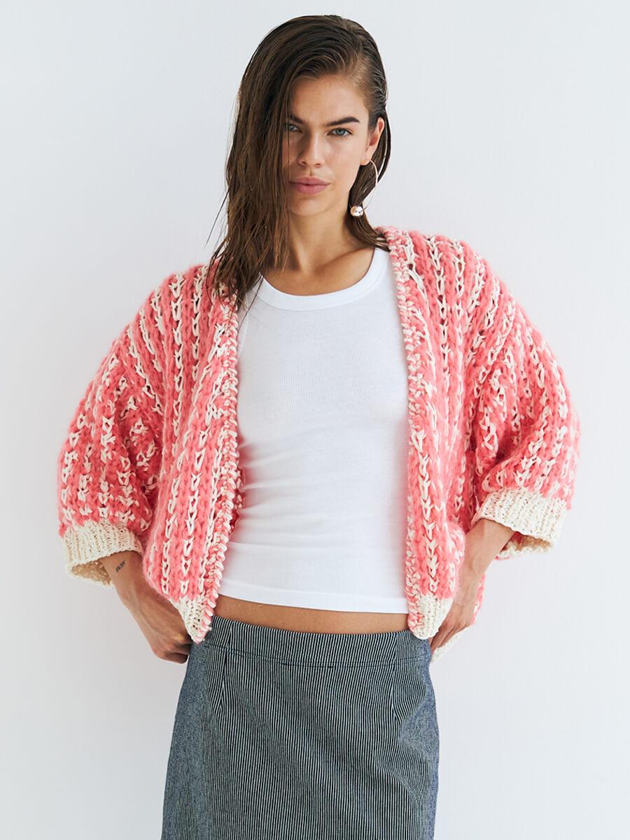 dawn x dare Annie Cardigan - Melon