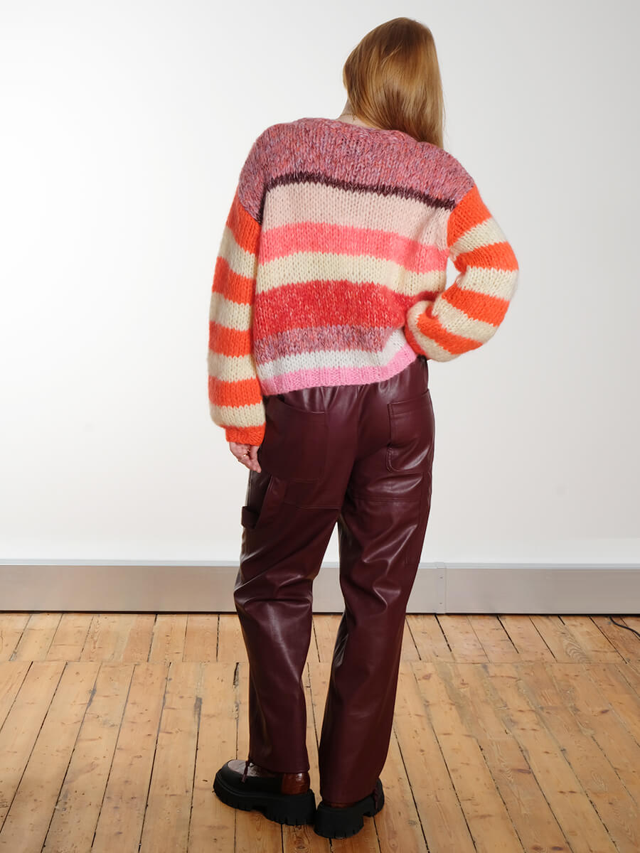 dawn x dare Beate Jumper - Red & Pink 