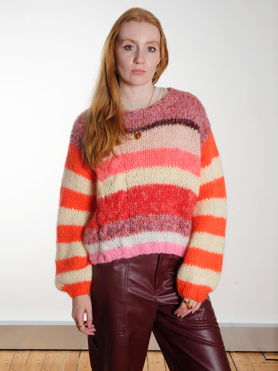dawn x dare Beate Jumper - Red & Pink