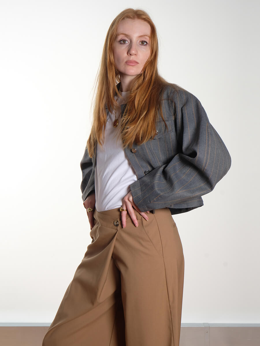 Grey Stripe Jacket