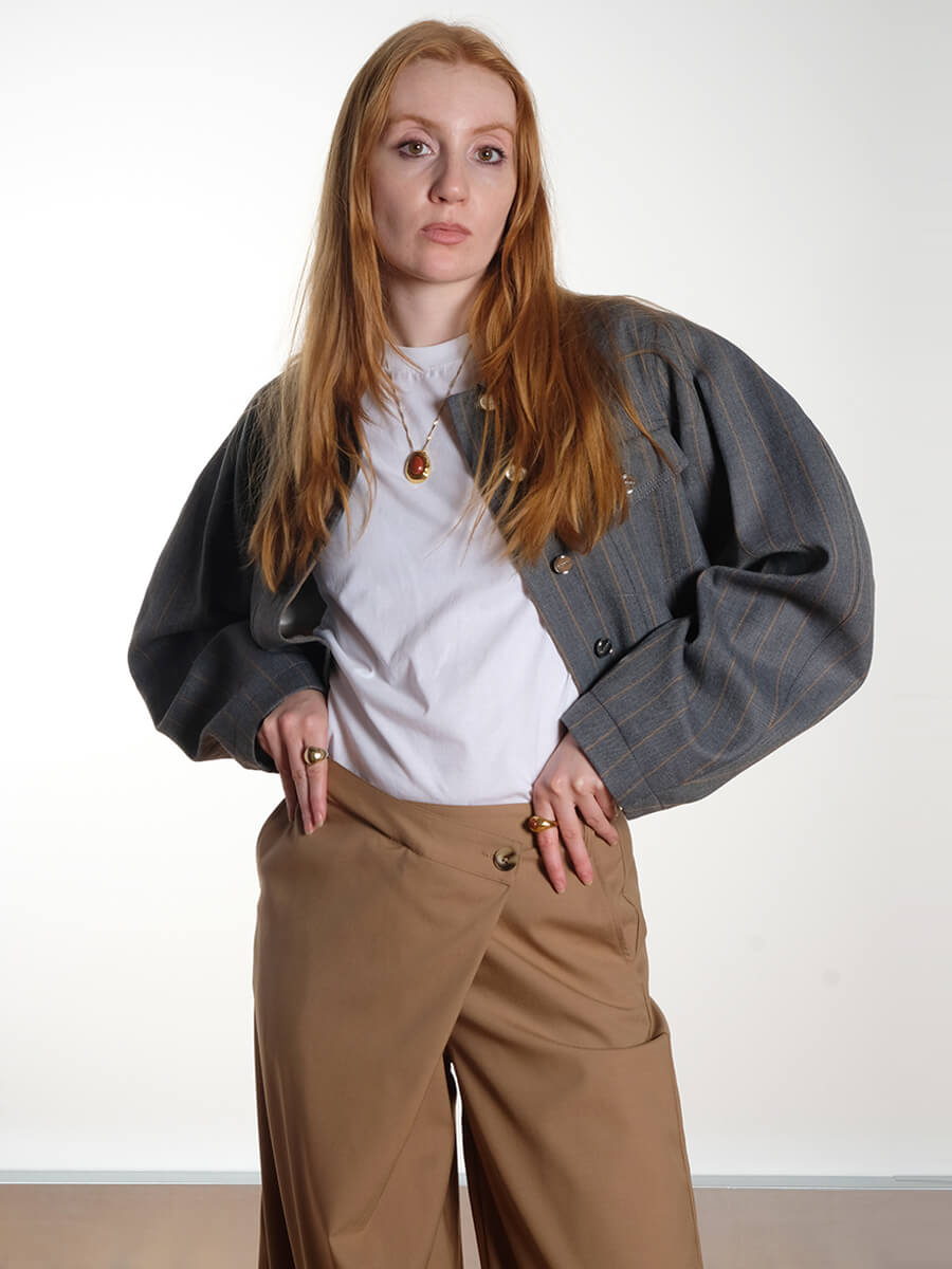 Grey Stripe Jacket