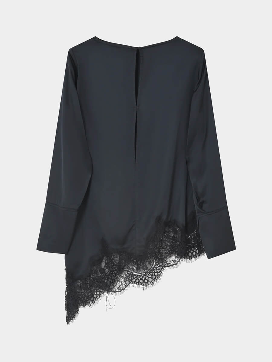 day birger et Mikkelsen Lila Fluid Blouse - Black 