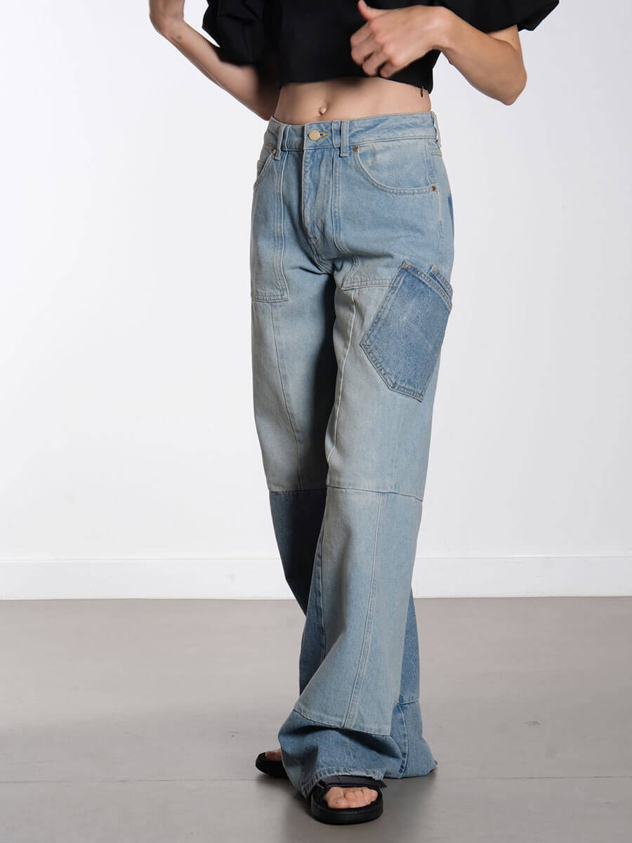 essentiel-antwerp-straight-leg-patchwork-blue-jeans
