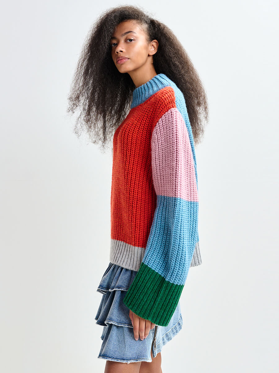 essentiel antwerp Jant Jumper - Combo Pinky Sugar