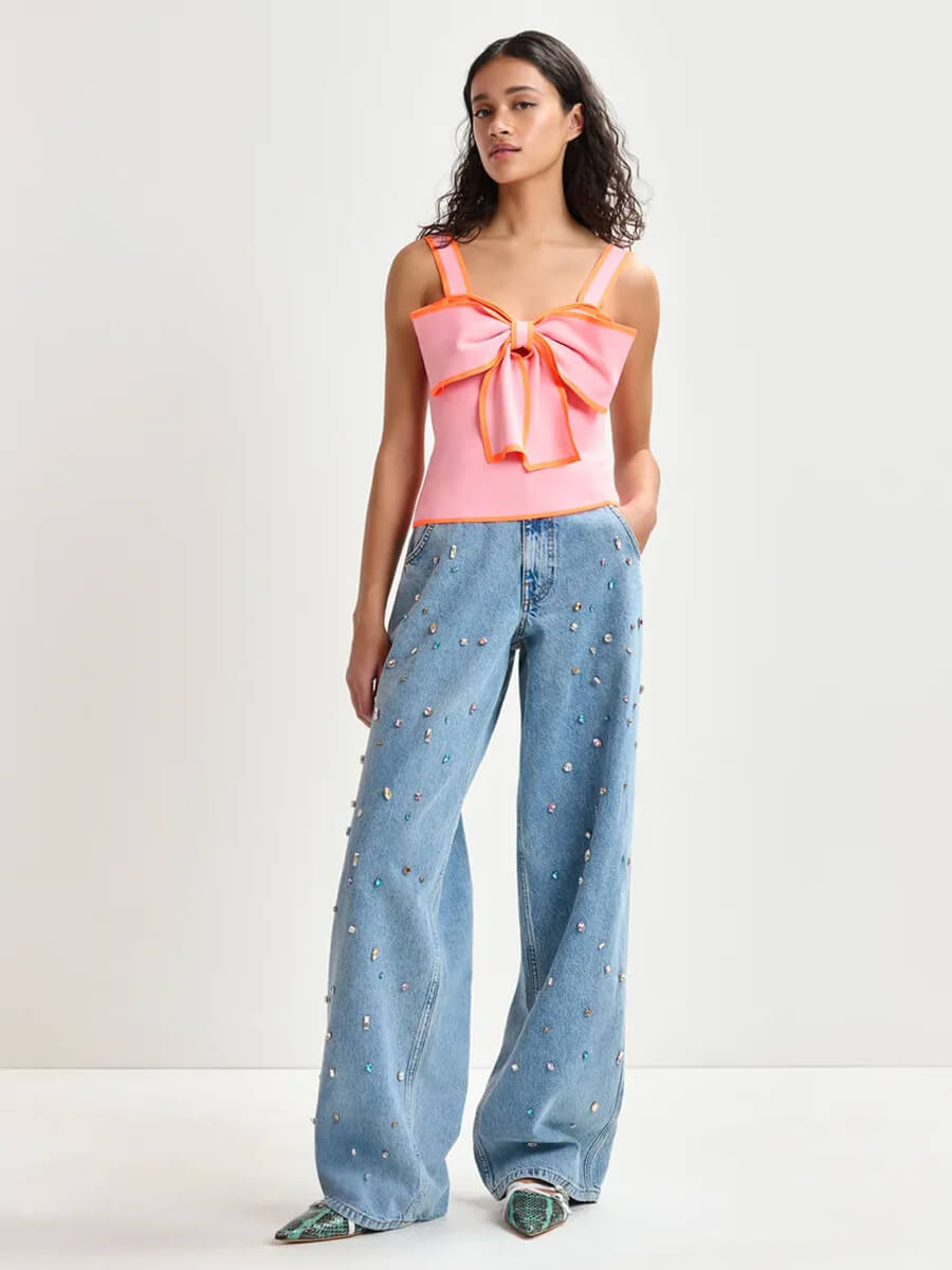 essentiel anywerp Haminata Top - Orange/Pink
