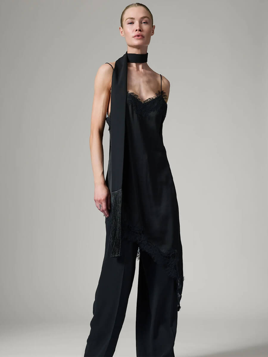 DAY BIRGER ET MIKKELSEN 
Lara Fluid Viscose Top - Black