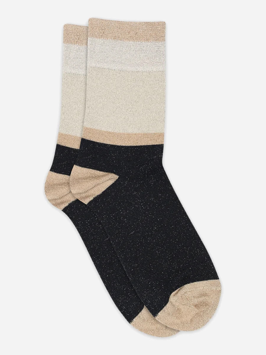 mp denmark Elisabeth Glitter Socks -Navy.