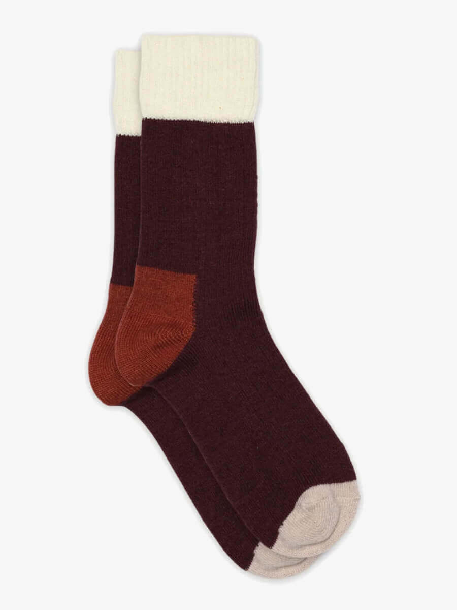 mp denmark Esther Socks - wine red