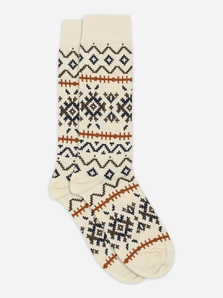 mp denmark Iben long socks - ecru.
