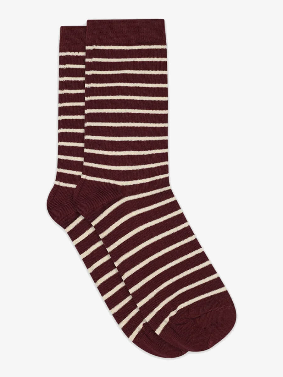 mp denmark Lydia socks - wine red