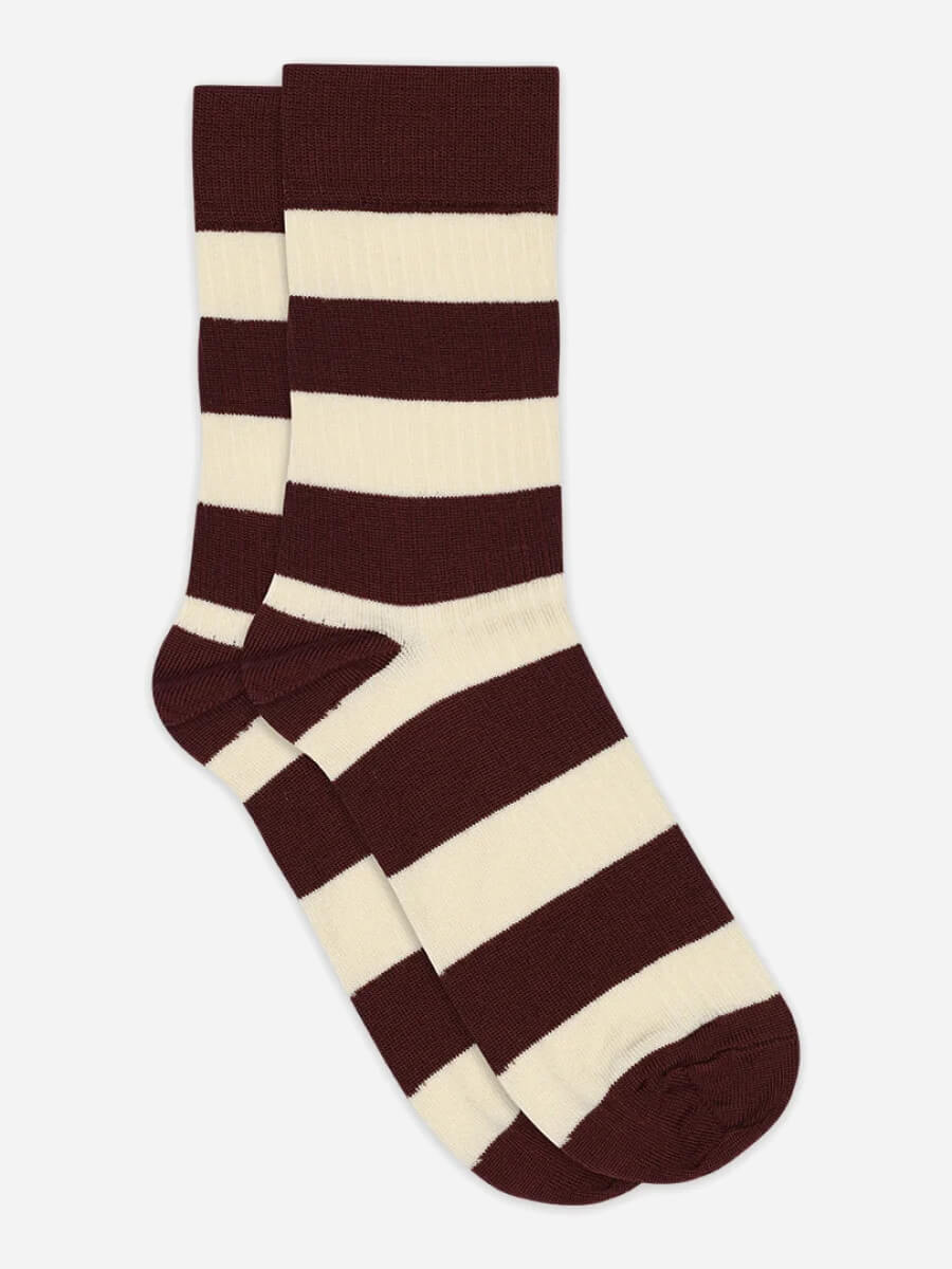 mp denmark Regina Socks - Wine Red.