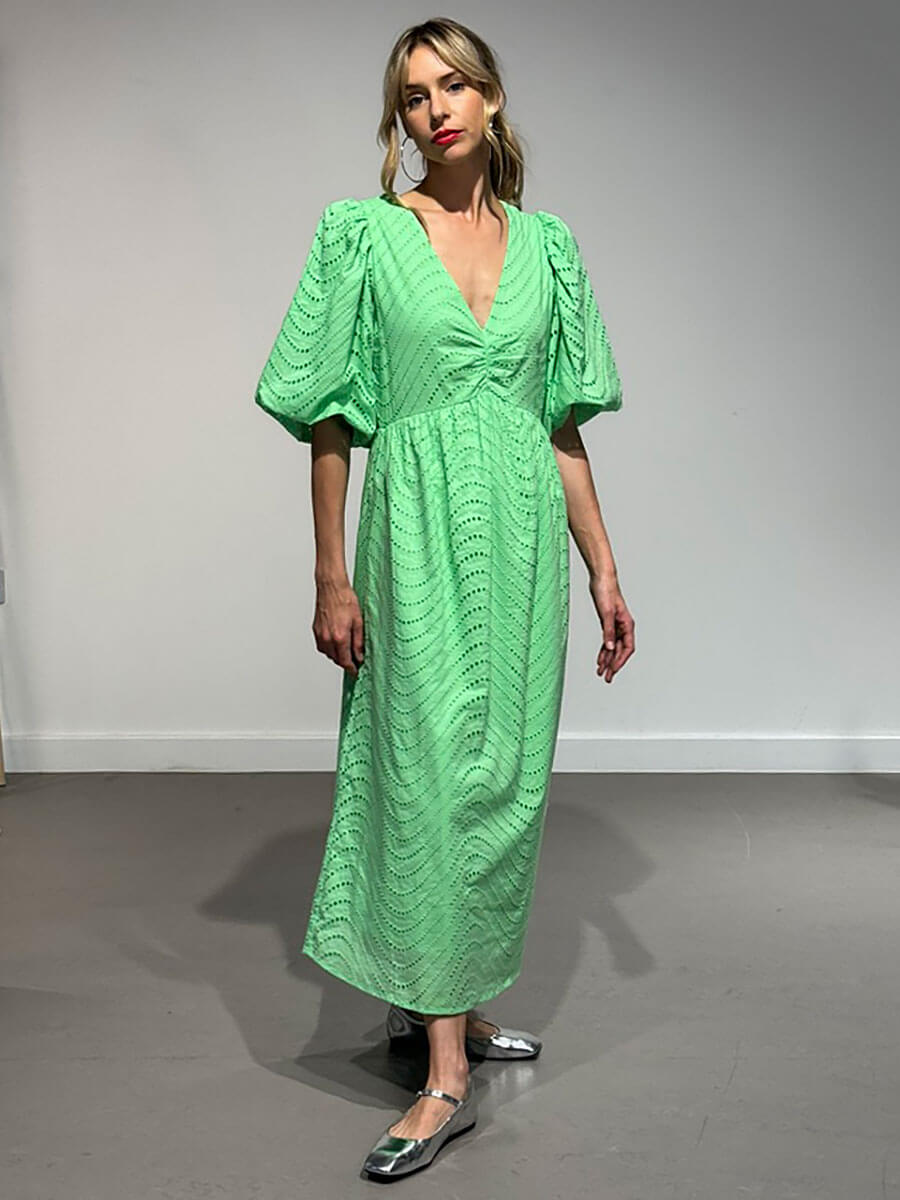 Nuevelyn Dress - Summer Green