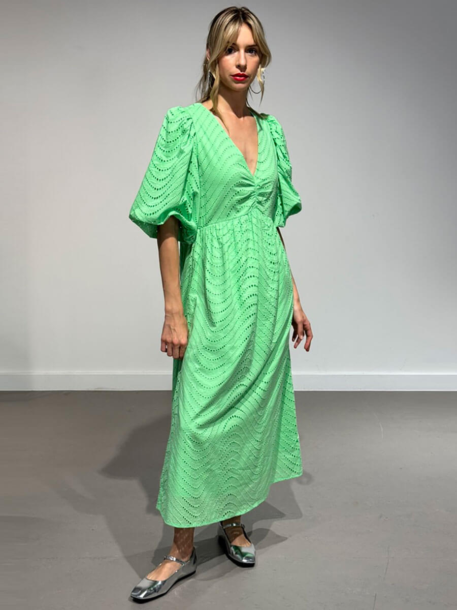 Nuevelyn Dress - Summer Green